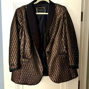 Simply fabulous women’s topcoat/Smoking Jacket size 16